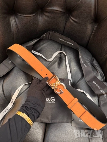 колани от естествена кожа с кутия, сертификат и торбичка dolce gabbana , снимка 4 - Колани - 51924884