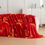 Плюшено коледно одеяло с елени и снежинки – меко и топло, снимка 9