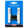 Гумички за V-Brake спирачки ELVEDES, White Clean Compound, 72 мм, Бели, Комплект, снимка 10