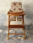 винтидж дървено детско столче , снимка 1