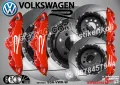 Volkswagen R надписи за капаци на спирачни апарати, снимка 5