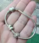 Сребърна гривна PANDORA, снимка 3