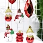 Коледен комплект украса 8 броя – Червени и бели висулки Premium Collection, снимка 8