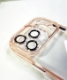 Калъф силикон Clear Camera Protect / Розов-прозрачен / за iPhone 16 6.1 Баркод : 3132425, снимка 2