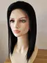 Естествена бразилска черна перука 40 см с Lace Front 13×4 – елегантност и естествен вид, снимка 9