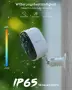 Нова COOAU WiFi камера за видеонаблюдение, батерия 10 000 mAh, безжична акумулаторна IP камера, снимка 9