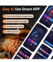 Нов Безжичен термометър за месо AIRMSEN със самостоятелна LCD дисплейна основа, снимка 5