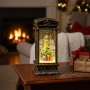 Коледна снежна лампа с LED светлина – празнична магия за уютен дом и топъл коледен дух, снимка 5