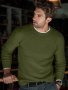 Мъжки пуловер с кръгло деколте, 6цвята - 023, снимка 6