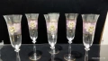 кристални чаши Бохемия Чехословакия , снимка 2