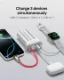 SHARGE Power Bank 10000mAh 30W Преносимо зарядно устройство с вграден кабел тип C, USB-C и USB-A, снимка 3