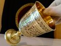  Царски бронзов бокал,чаша за вино,клетъчен емайл. , снимка 8