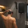 Термостатичен проточен бойлер 5500W с моментално загряване на водата за 3 секунди, снимка 3