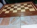  Шах-табла 34/34 с дървени фигури и  пулове, снимка 7