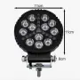 Кръгъл LED халоген 19 W с 12 диода, снимка 3