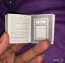 Корана-ключодържател -истински коран на арабски! Мини версия с червен или син камък 📖, снимка 4