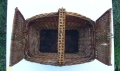 РЕТРО Българска Дървена Плетена КОШНИЦА за Пикник 52x35x48 см Кошник с Капаци НРБ Декорация БАРТЕР, снимка 3