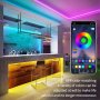 RGB LED лента,3 метра, 60 светлини,дистанционно упр.,USB,Bluetooth,Smart APP Control, снимка 10