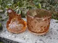 СТАРА СТЪКЛЕНА БОНБОНИЕРА ЗАХАРНИЦА ДЖУДЖЕ, снимка 6