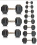Дъмбели dumbells set 5- 30 kg total 385 kg шестограмни хекс гири, снимка 3