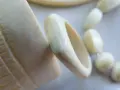 Пълен дамски комплект от слонова кост, снимка 4