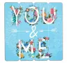 Дървена картина/ пано You and me, снимка 1