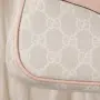 Gucci Луксозна Бежова Дамска Чанта С Монограм И Верижка Код DST85, снимка 4