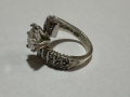 Дамски сребърен пръстен 925, 6,94гр, снимка 1