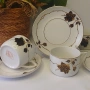 Руски порцелан двоен сет за чай , снимка 1