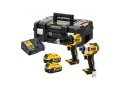 ПРОМО: Комплект акумулаторни ударни винтоверти DeWALT DCK2062P2T