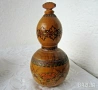 СТАРА Копанка купа с украса и резба, Примитив  и дървена барутница, снимка 8
