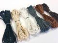 Кожарски, сарашки парафинирани памучни шнурове 2 мм, 10 м, конци, конец, шнур, снимка 3