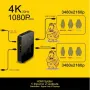 4K HDMI активен сплитер, разклонител, Splitter 1 входa и 2 изхода, снимка 3