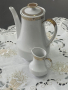 Порцелан Winterling Bavaria чайник с Латиера с златисто, снимка 7