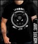 Черна тениска с щампа CAT MOON PHASES, снимка 1 - Тениски - 42660721