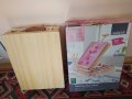 Нов комплект за рисуване в дървен куфар, снимка 1 - Ученически пособия, канцеларски материали - 44180895