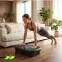 Вибрационна платформа 150W с Bluetooth, дистанционно и ластици – до 150 кг, снимка 3