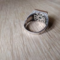 Стар мъжки пръстен с тугра , снимка 3 - Други ценни предмети - 42550458