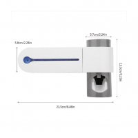 UV СТЕРИЛИЗАТОР ЗА ЧЕТКИ ЗА ЗЪБИ 3 В 1, ПОСТАВКА, ДОЗАТОР ЗА ПАСТА - код 2846, снимка 12 - Други - 34150141