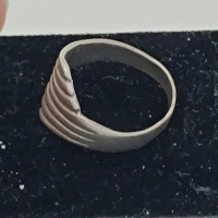Красив сребърен пръстен ЖВ4, снимка 3 - Пръстени - 44697392