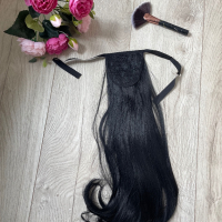 Опашка за коса с връзки, снимка 2 - Аксесоари за коса - 44701463