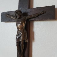 Стар кръст , Исус Христос 25х12.5см, снимка 8 - Други ценни предмети - 41394403