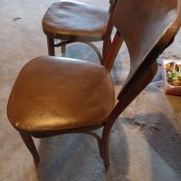Ретро виенски столове, снимка 2 - Столове - 39616220