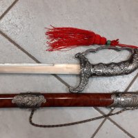 Красива азиатска сабя,меч,ятаган,острие, снимка 8 - Колекции - 39441813