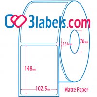 3labels гланцови бели етикети от PP (полипропилен) супер премиум за инкджет (inkjet) печат 102,5х148, снимка 4 - Консумативи за принтери - 39755226