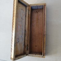 Дървена кутия за моливи 21 х 7 h 4 см. , снимка 7 - Други стоки за дома - 37421344
