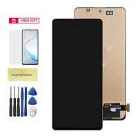 Дисплей за Samsung Galaxy M51 ( 2020 ) / M515 , SM-M515F / black , черен / , P/N: GH82-23568A , снимка 1 - Тъч скрийн за телефони - 40352758
