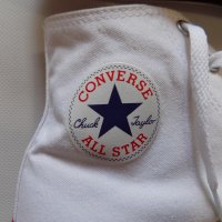 нови кецове converse all star маратонки оригинал мъжки високи бели 44, снимка 6 - Спортни обувки - 40955695