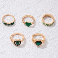 Дамски моден комплект бижута(пръстени), 3модела - 023, снимка 16 - Пръстени - 41292682