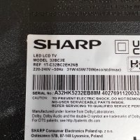Sharp 32BC2E / TP.MS6486X.PB713, снимка 2 - Части и Платки - 40897688